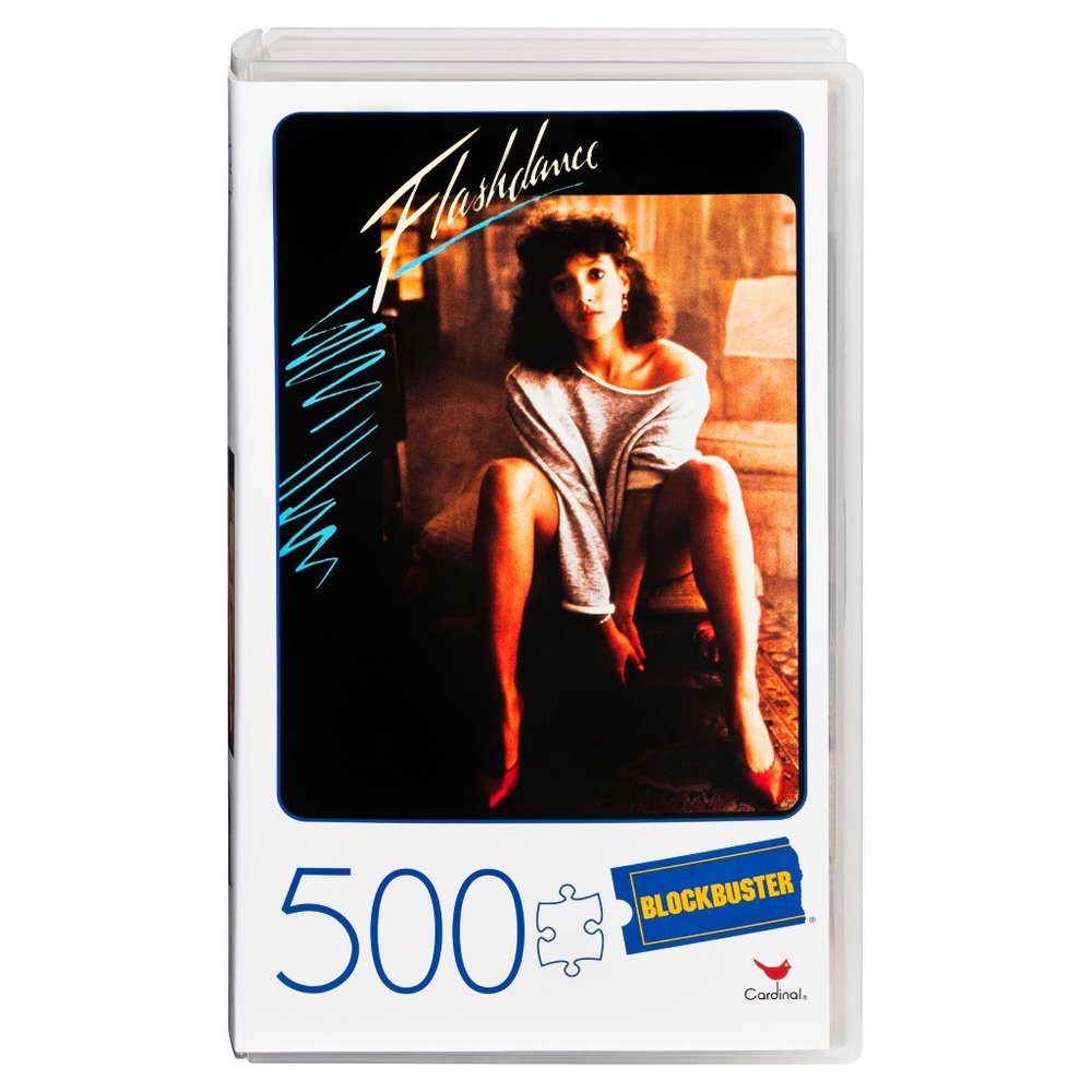 FLASHDANCE Blockbuster 500 Piece Jigsaw Puzzle VHS